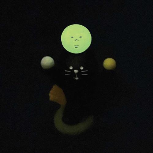 concombre マスコット 満月おどり猫 蓄光 グッズ