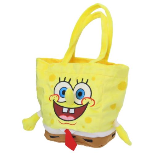 スポンジボブ トートバッグ ぬいぐるみミニトート キャラクター グッズ メール便可