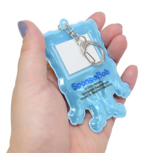 スポンジボブ キーリング ぴかぴかキーホルダー A柄 キャラクター グッズ メール便可