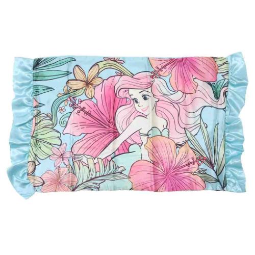 リトルマーメイド 大人まくらカバー シルキータッチ枕カバー アリエル ディズニープリンセス キャラクター グッズ メール便可