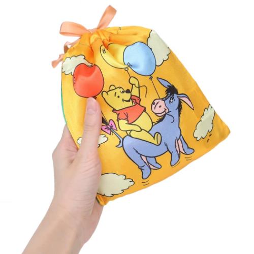 くまのプーさん 巾着袋 リボン巾着 風船 ディズニー キャラクター グッズ メール便可