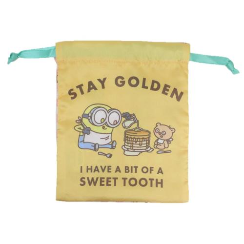 ミニオンズ 巾着袋 リボン巾着 パンケーキ ユニバーサル映画 キャラクター グッズ メール便可