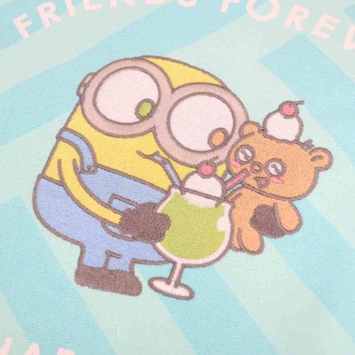 ミニオンズ トートバッグ 刺繍トートバッグ クリームソーダ ユニバーサル映画 キャラクター グッズ メール便可