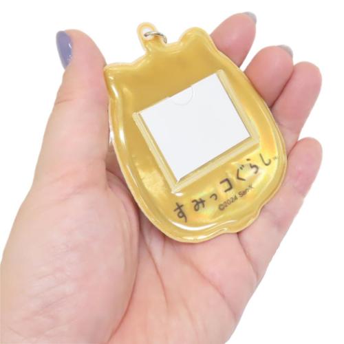 すみっコぐらし キーリング ぴかぴかキーホルダー2 ねこ＆ざっそう サンエックス キャラクター グッズ メール便可