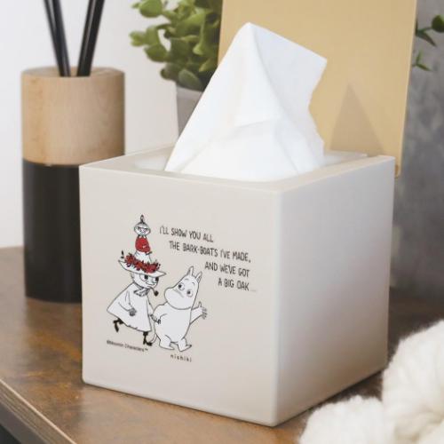 ムーミン ティッシュカバー フタ付ティッシュケース BExL-fri 北欧 キャラクター グッズ