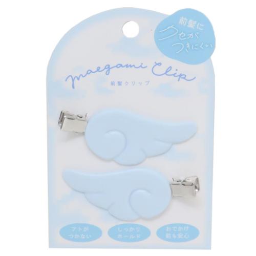 ヘアアクセ 前髪クリップ 2個セット はね かわいい グッズ メール便可