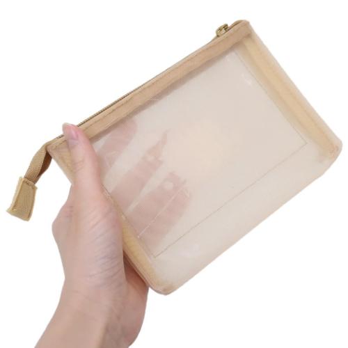 ポムポムプリン コスメポーチ ３Ｐクリアメッシュポーチ 甘えんぼナミダ サンリオ キャラクター グッズ メール便可