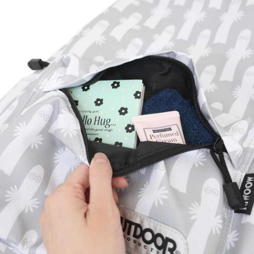 ムーミンxOUTDOOR リュック デイバッグ ニョロニョロ キャラクター グッズ