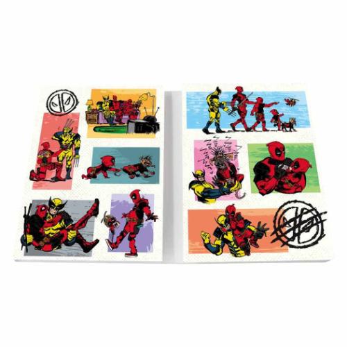 デッドプール＆ウルヴァリン メモ帳 パタパタメモ MARVEL キャラクター グッズ メール便可