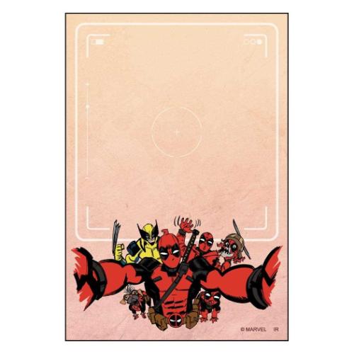 デッドプール＆ウルヴァリン メモ帳 パタパタメモ MARVEL キャラクター グッズ メール便可