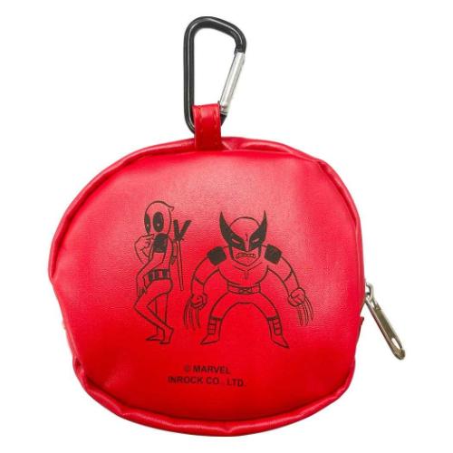 デッドプール&ウルヴァリン ショッピングバッグ ポーチ付きエコバッグ MARVEL キャラクター グッズ