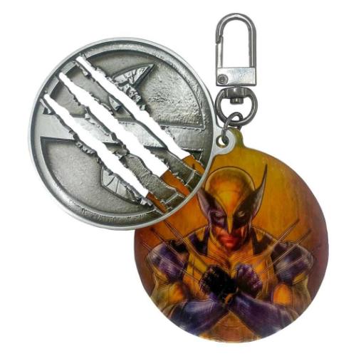 デッドプール＆ウルヴァリン キーホルダー ツインキーホルダー MARVEL キャラクター グッズ メール便可