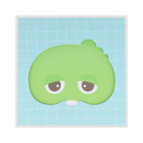 ガチャピン&ムック メモ帳 窓付スクエアメモ ガチャピン キャラクター グッズ メール便可