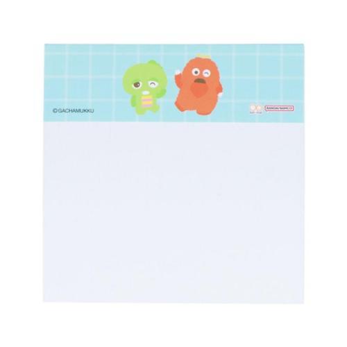 ガチャピン&ムック メモ帳 窓付スクエアメモ ガチャピン キャラクター グッズ メール便可