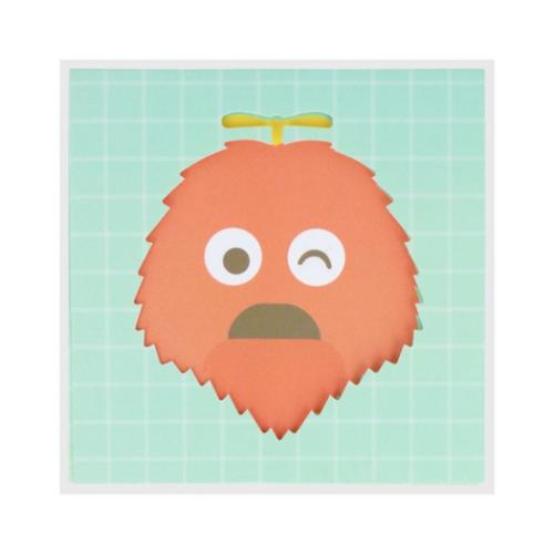 ガチャピン&ムック メモ帳 窓付スクエアメモ ムック キャラクター グッズ メール便可