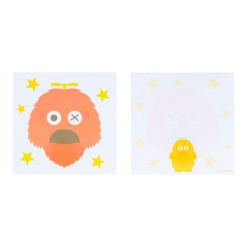 ガチャピン&ムック メモ帳 窓付スクエアメモ ムック キャラクター グッズ メール便可