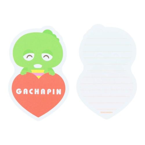 ガチャピン&ムック 手紙セット ダイカットミニレター A キャラクター グッズ メール便可