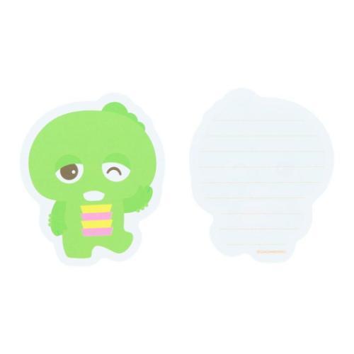 ガチャピン＆ムック 手紙セット ダイカットミニレター B キャラクター グッズ メール便可