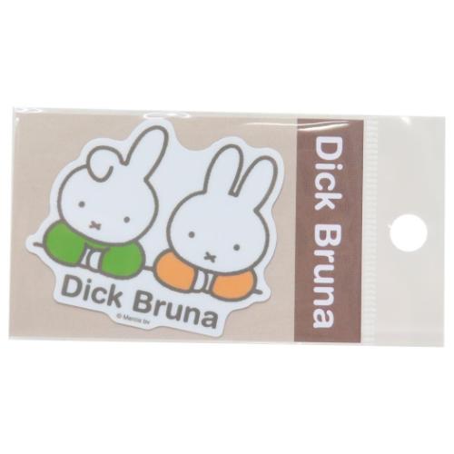 ミッフィー ダイカットシール ダイカットビニールミニステッカー ミッフィー＆ダーン ディックブルーナ メール便可