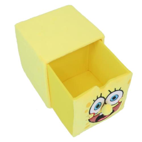 スポンジボブ 卓上収納 ぬいぐるみチェスト ラフ キャラクター グッズ