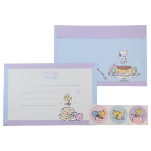 スヌーピー レターセット ダイカットレターセット プリン ピーナッツ キャラクター グッズ メール便可