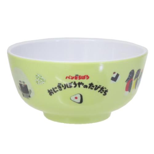パンどろぼう お茶碗 メラミンボウルS グリーン 絵本キャラクター グッズ