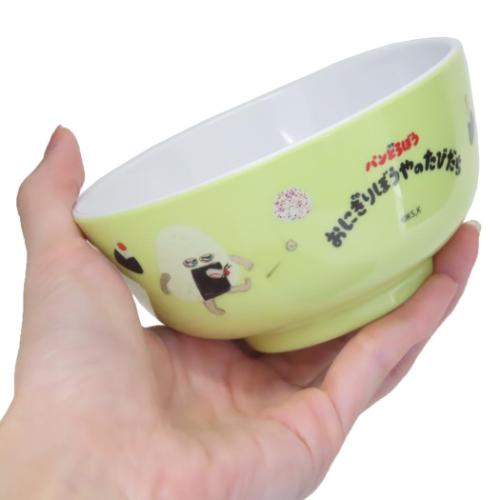 パンどろぼう お茶碗 メラミンボウルS グリーン 絵本キャラクター グッズ