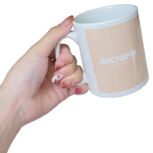 ガチャピン＆ムック マグカップ ストレートマグ ガチャピン シンプルスタイル キャラクター グッズ