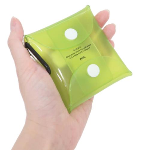 くまのプーさん ミニポーチ クリアマルチケースSS レインコート ディズニー キャラクター グッズ メール便可