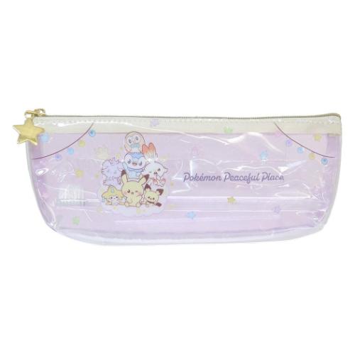 ポケットモンスター 歯磨きセット 歯ブラシポーチセット ポケピース ほしぞら パープル ポケモン キャラクター グッズ