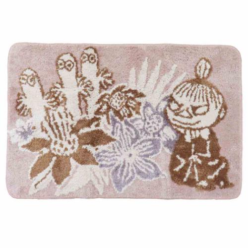 ムーミン フロアマット ラグマット 花とあなた 北欧 キャラクター グッズ