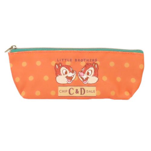 チップ＆デール ペンケース ペンポーチ ミスチヴェスオレンジ ディズニー キャラクター グッズ メール便可
