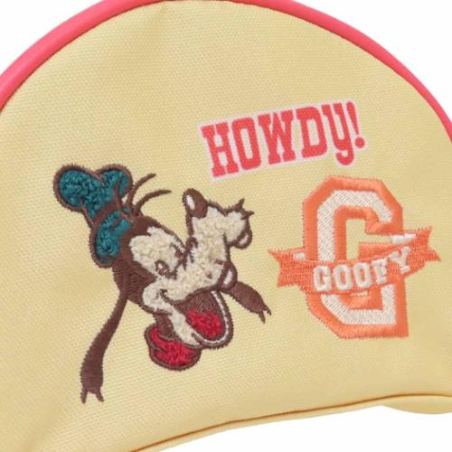 グーフィー コスメポーチ 半円型ポーチ スマイルライフ ディズニー キャラクター グッズ