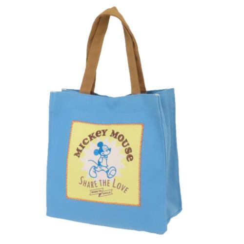ミッキーマウス トートバッグ スクエアバッグ アクティブライク ディズニー キャラクター グッズ メール便可