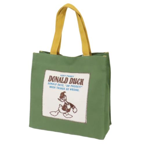 ドナルドダック トートバッグ スクエアバッグ ファニーダック ディズニー キャラクター グッズ メール便可