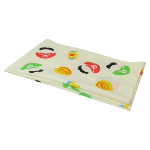 スーパーマリオ てぬぐい 手ぬぐい 手鞠シルエット キャラクター グッズ メール便可