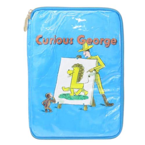 おさるのジョージ ガジェットケース タブレットケース アルファベット絵本 絵本キャラクター グッズ メール便可