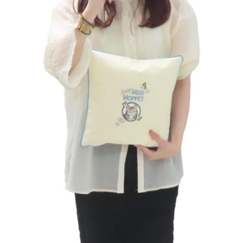 ピーターラビット クッション ミニクッション シンプルフラワーイエロー 絵本キャラクター グッズ