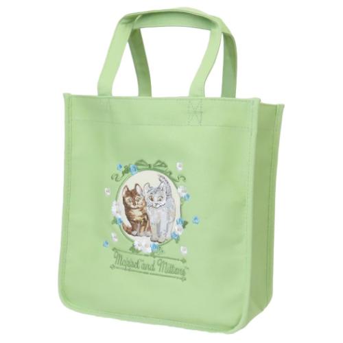 ピーターラビット ランチトート ミニバッグ シンプルフラワーグリーン 絵本キャラクター グッズ メール便可