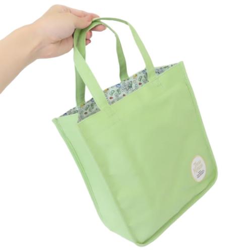 ピーターラビット ランチトート ミニバッグ シンプルフラワーグリーン 絵本キャラクター グッズ メール便可