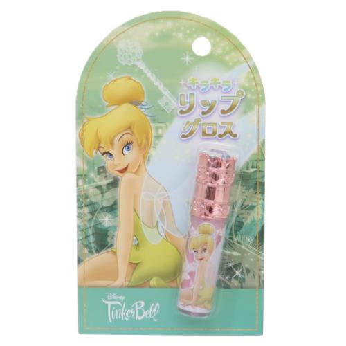ピーターパン キッズコスメ ストーン付リップグロス ティンカーベル ディズニー キャラクター グッズ メール便可