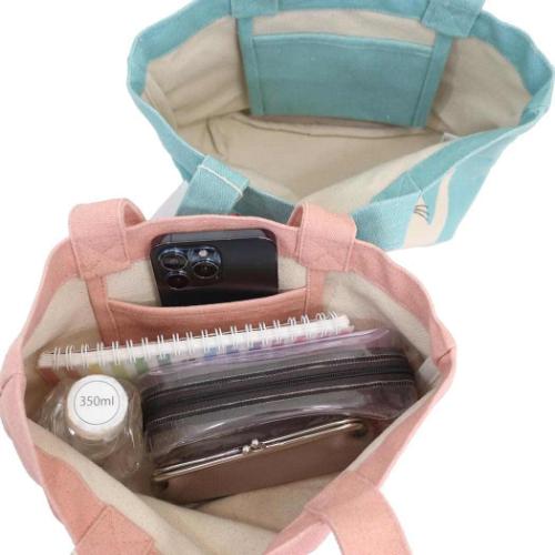 不二家のペコちゃん ランチバッグ ミニトート ペコとターチャン キャラクター グッズ メール便可