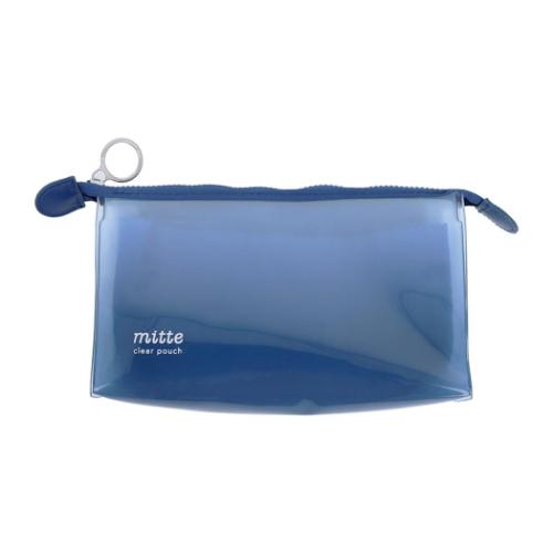 mitte ミッテ ペンポーチ クリアポーチ マチ midnight シンプル グッズ