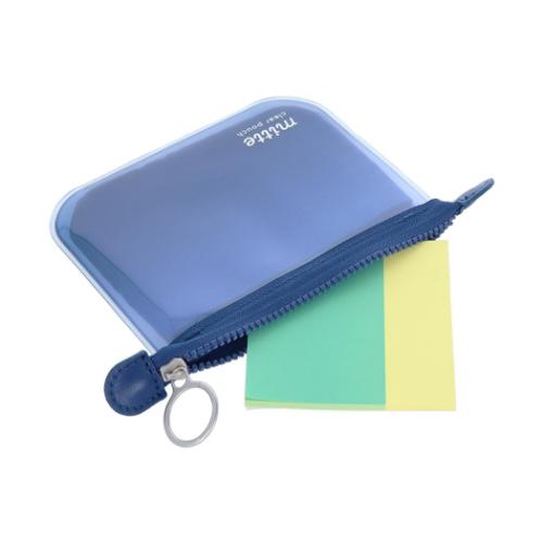 mitte ミッテ ミニポーチ クリアポーチミニ フラット midnight シンプル グッズ メール便可