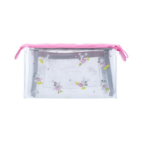 ミッキーマウス ペンケース クリアポーチ mitte マチ ディズニー キャラクター グッズ