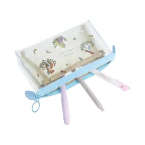 ディズニープリンセス ペンケース クリアポーチ mitte マチ ディズニー キャラクター グッズ