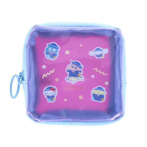 クレヨンしんちゃんxサンリオキャラクターズ クリアポーチ カラーポーチ A サンリオ キャラクター グッズ