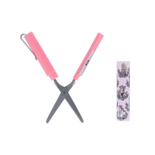 ディズニープリンセス コンパクトシザー スティッキールはさみ ディズニー キャラクター グッズ メール便可