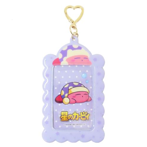 星のカービィ 定期入れ パスケースキーホルダー スリープ キャラクター グッズ メール便可