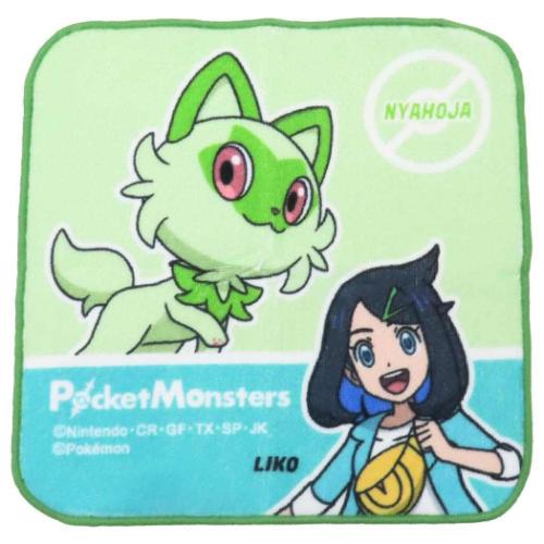 ポケットモンスター ミニタオル インクジェットプリントプチタオル リコ ニャオハ ポケモン キャラクター グッズ メール便可